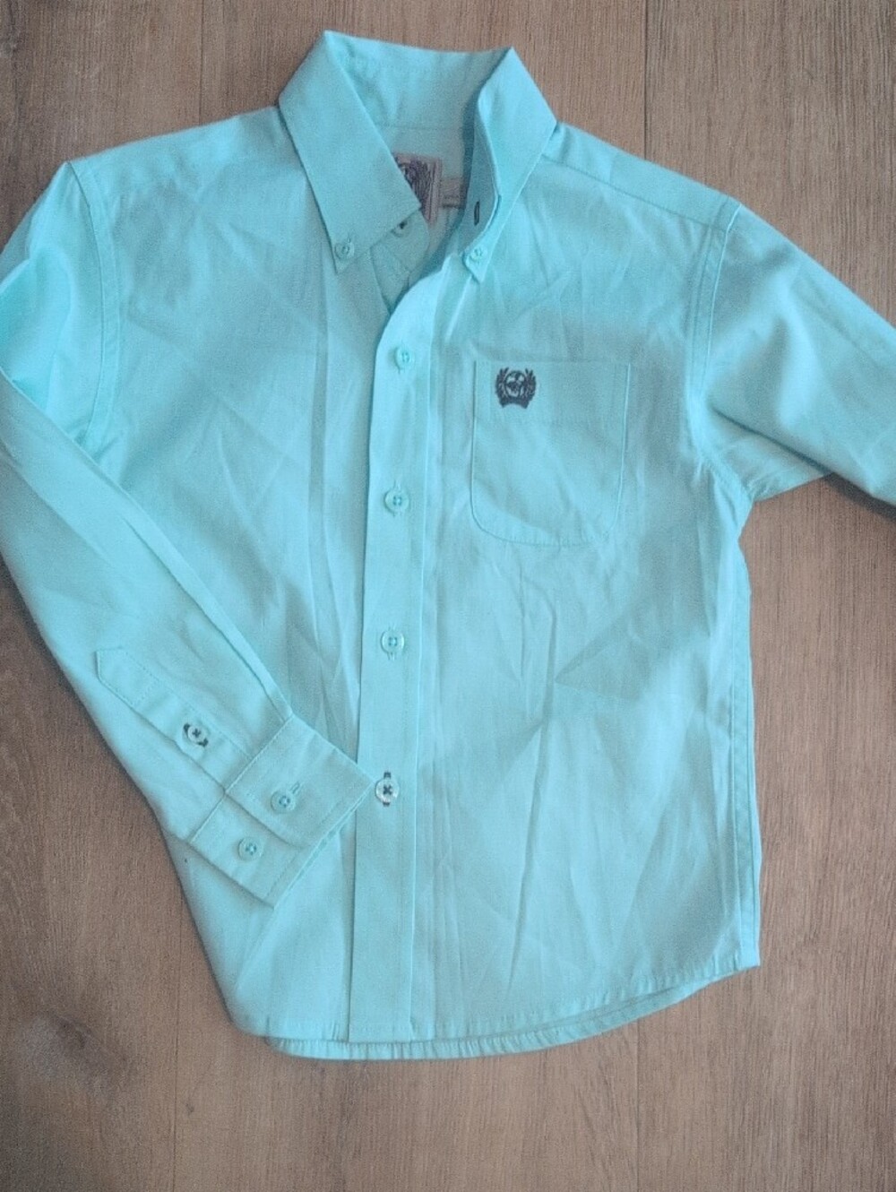 Toddler Boys CINCH Button-Up WESTERN Long Sleeve shirts - 3 - Picture 6 of 7
